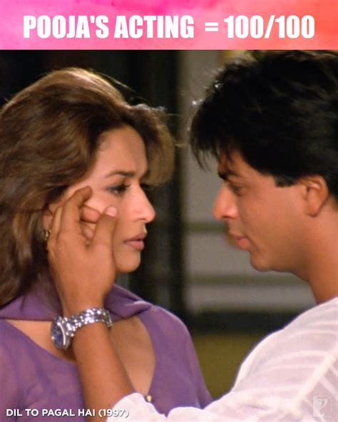 Pooja's Acting | Scene | Dil To Pagal Hai | Madhuri Dixit | Shah Rukh ...