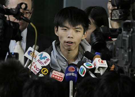 Hong Kong Student Leader Joshua Wong Charged With Obstruction | TIME