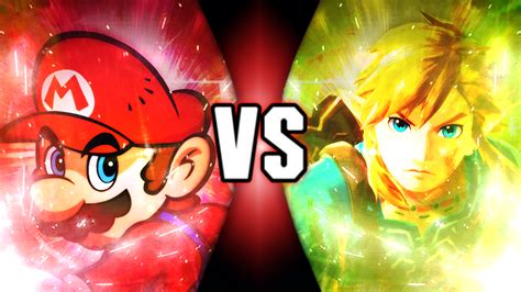 Mario vs Link by MonkeyBoi9005 on DeviantArt