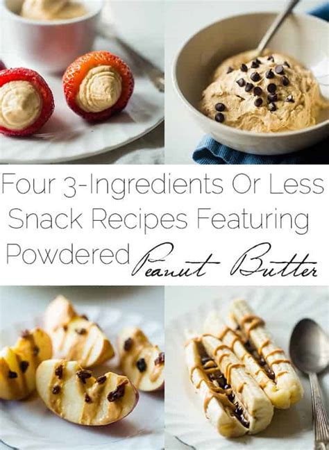 Healthy Snack Recipes with Peanut Flour | Food Faith Fitness