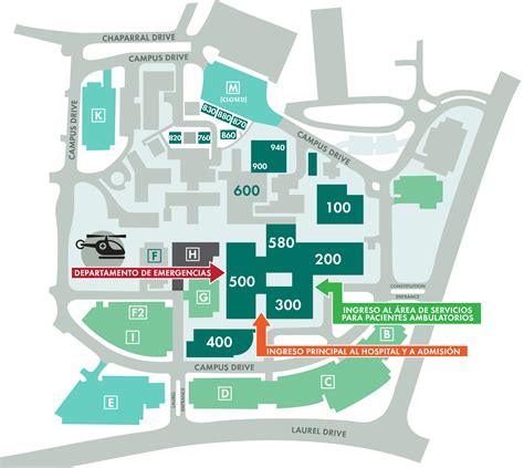 Mapa del Hospital - Natividad : Inspirando vidas saludables