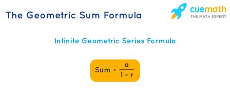 Infinite Geometric Series Formula - Learn the Formula of Infinite Geometric Series