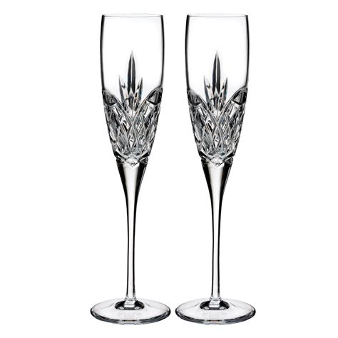 Waterford Love Forever Flute, Pair - Waterford | US | Crystal champagne flutes, Toasting flutes ...