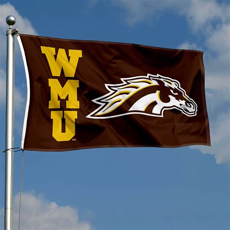 Western Michigan Broncos WMU Logo Flag - State Street Products