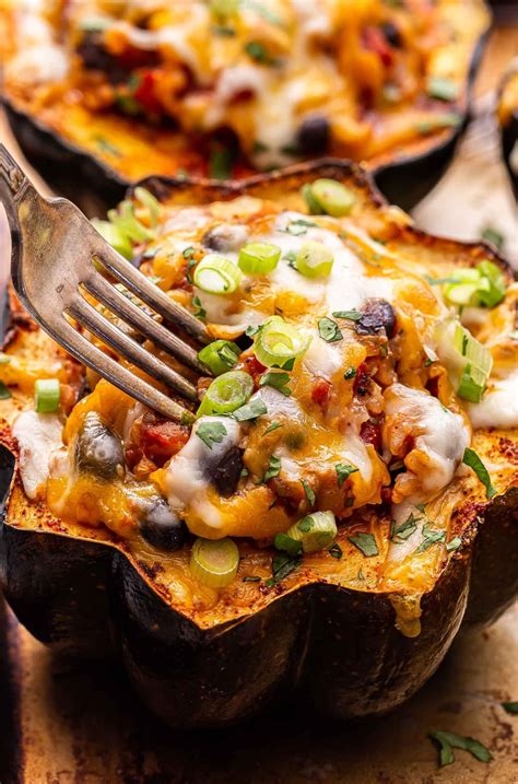 Southwest Stuffed Acorn Squash - Recipe Runner