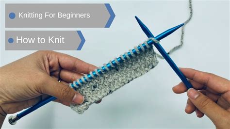 How to : Knit for knitting beginners - YouTube