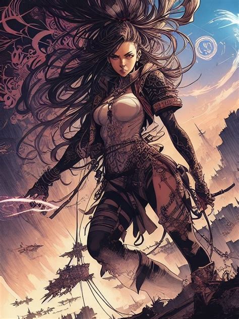 " Epic Fantasy Female Mage Art Artwork Drawing" Poster for Sale by Anna-Mei | Redbubble