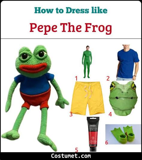 Pepe the Frog Costume for Cosplay & Halloween