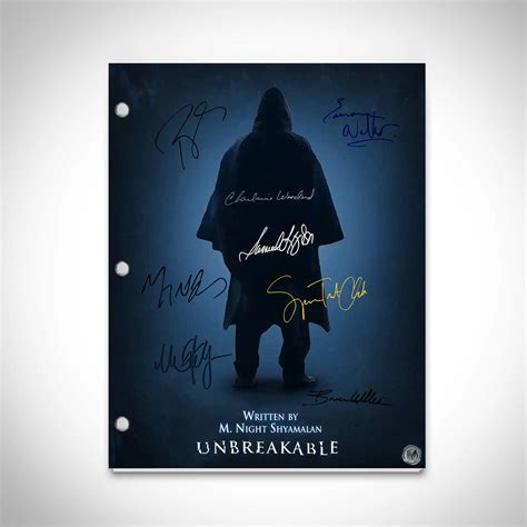 Unbreakable (2000) Script Limited Signature Edition | RARE-T