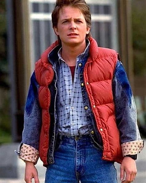 Marty Mcfly Back To The Future Puffer Vest | California Jacket