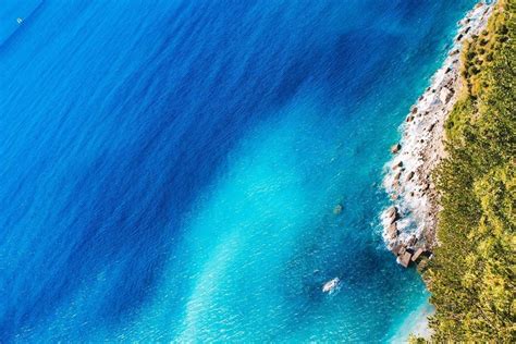 Blue sea, beach, nature, aerial view wallpaper | Nature, Photographe ...