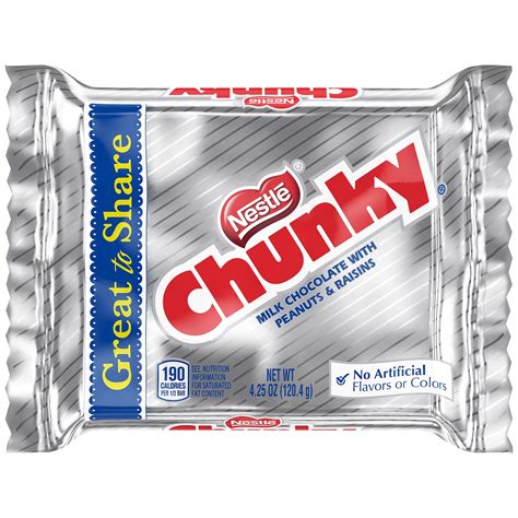 Nestle, Chunky Candy Bar, 4.25 Oz - Walmart.com - Walmart.com