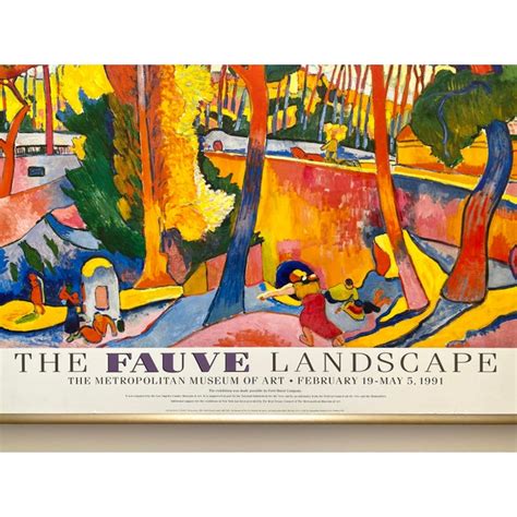 Andre Derain Vintage 1990 Fauvism Lithograph Print Framed Large Museum ...