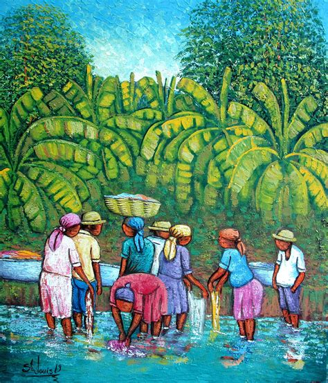 Pin on Haitian Canvas Paintings - Haitian art - Decorative Haitian art