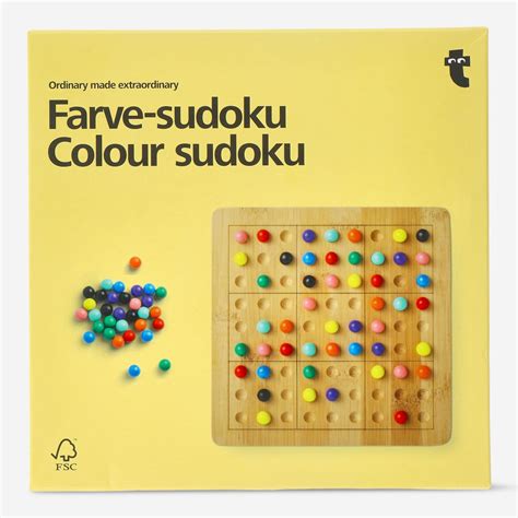 Sudoku a colori €8| Flying Tiger Copenhagen