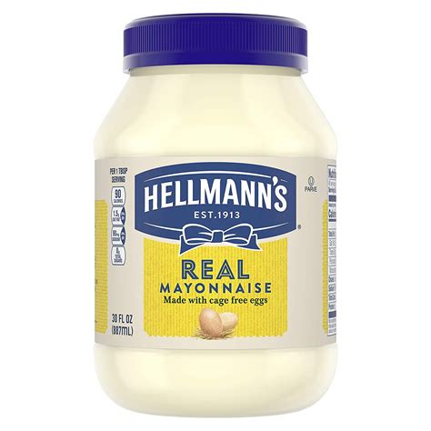 Hellmans Hellmann Mayo Real 30 Oz - Walmart.com - Walmart.com