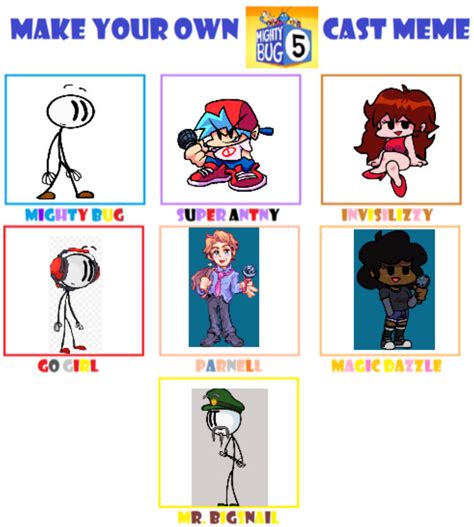 My Mighty Bug 5 Cast by CreativeGalazy190 on DeviantArt