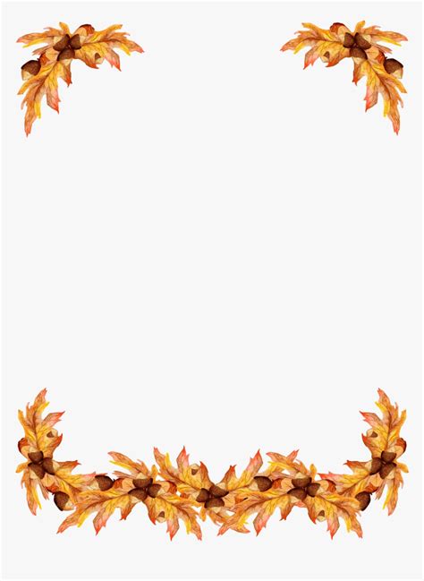 Free Fall Borders And Clipart