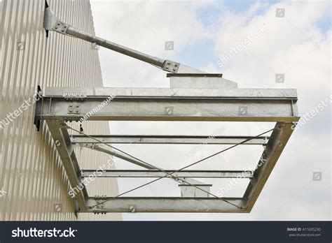 Canopy Steel Structure Roof Frame On Stock Photo 411635230 | Shutterstock