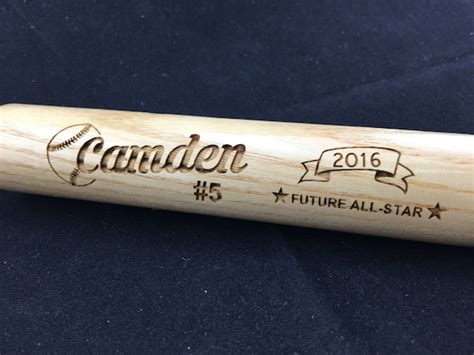 1pc Mini Wood Baseball Bats Personalized Engraved Perfect