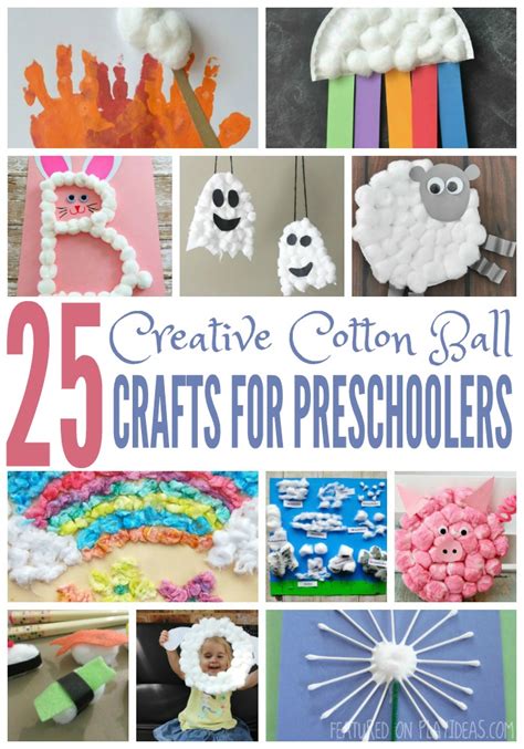 25 Creative Cotton Ball Crafts For Preschoolers