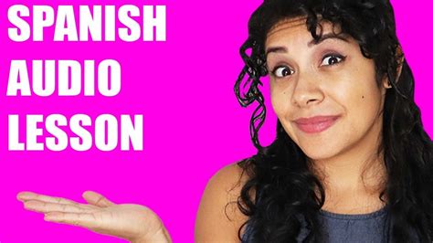 Spanish Audio Lesson: Beginner Phrases - YouTube