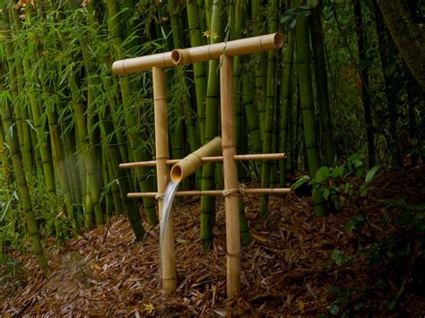DIY Bamboo Design Ideas | Bamboo fountain, Bamboo water fountain, Bamboo garden