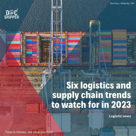 Six logistics and supply chain trends to watch for in 2023 - 🥇SIAM Shipping