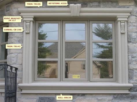 Outdoor Exterior Window Moulding Designs