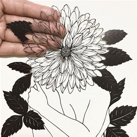 Poetic Paper-Cut Illustrations Look Like Delicate Pen Drawings