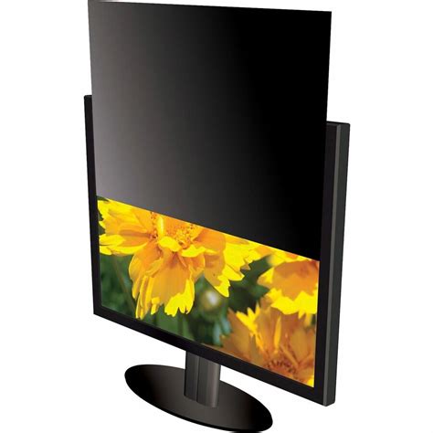 Kantek LCD Monitor Blackout Privacy Screens Black - For 21.5" Widescreen Monitor, Notebook - 16: ...