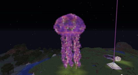 a jelly fish i made on a survival server : Minecraftbuilds | Minecraft house designs, Minecraft ...