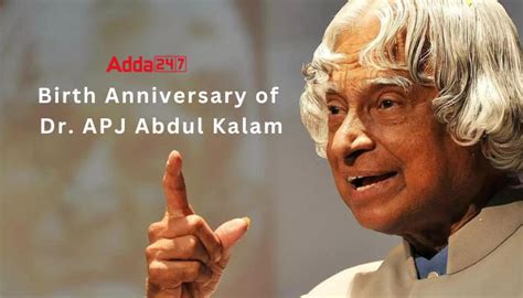 Dr. APJ Abdul Kalam Birth Anniversary: Biography, Quotes, Achievement ...