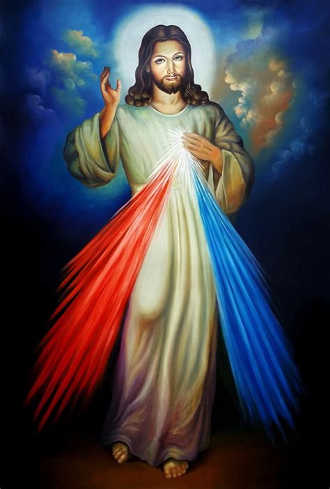Divine Mercy Jesus Christ Religious Painting Christian | Etsy