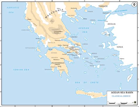 Map of Classical Greece (Illustration) - World History Encyclopedia