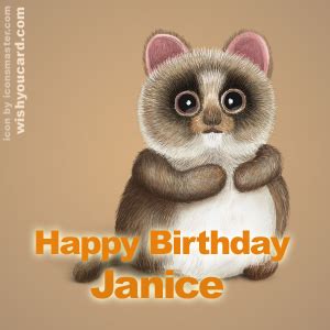 Happy Birthday Janice Free e-Cards