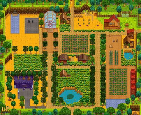 Download HD Stardew Valley Planner V2 - Stardew Valley Standard Farm Layout Transparent PNG ...