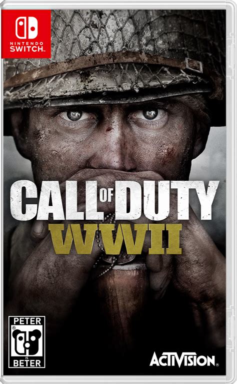 Call of Duty World War 2 Nintendo Switch Cover by PeterisBeter on ...