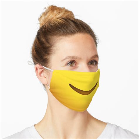 "Emoji Face - Happy Smiling" Mask for Sale by BrianSmith84 | Redbubble