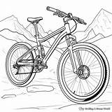 Mountain Bike Coloring Pages  Free & Printable sketch template