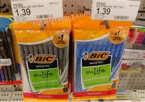 Bic Pens as Low as 29¢ at Target with Just Your Phone