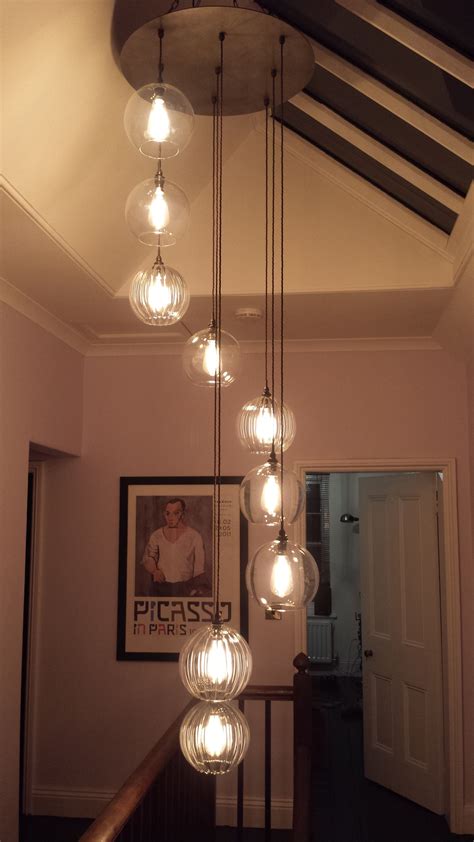 Hereford Staged Cluster - Fritz Fryer UK | Stair lighting pendant ...