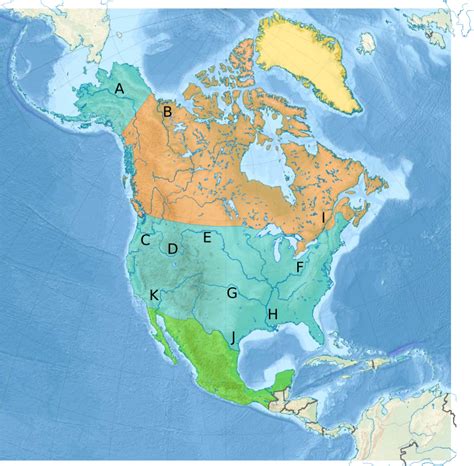 Map Of North America Rivers - Map