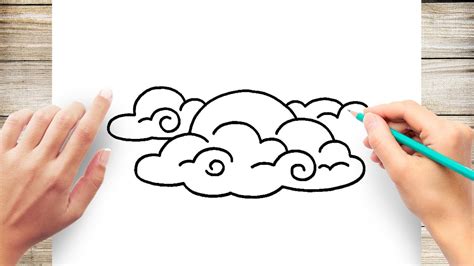 How to Draw Cloud Easy - YouTube