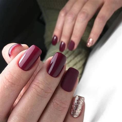 [2020 Summer Nail Art Design Ideas] Top 5 Easiest Light Maroon Nails ...