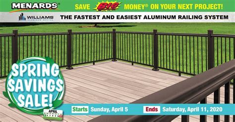 Aluminum Railing at Menards in 2020 | Deck railing systems, Aluminum ...