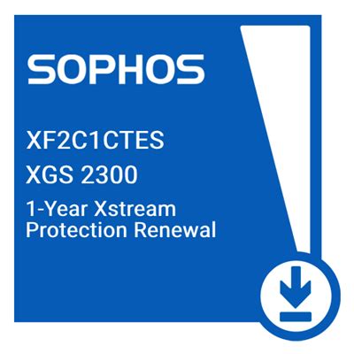 Sophos XGS 2300 1-Year Xstream Protection Renewal (XF2C1CTES)