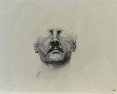 Original Pencil Drawing Man's Face Lot 2167 | #1750603132