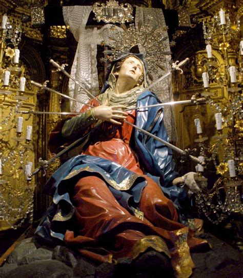 our lady of seven sorrows statue | Religious Sculpture