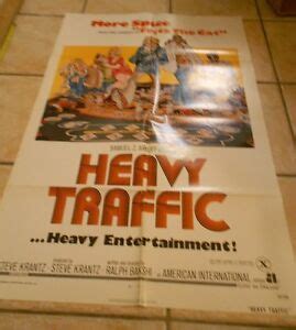 HEAVY TRAFFIC 1973 One-Sheet Poster FN+ 27x41 Ralph Bakshi FRITZ The ...